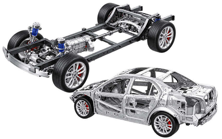 Vehicle Body Frame Structure
