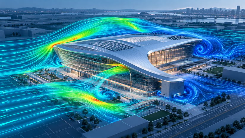Why is it necessary to review external airflow analysis for structures
