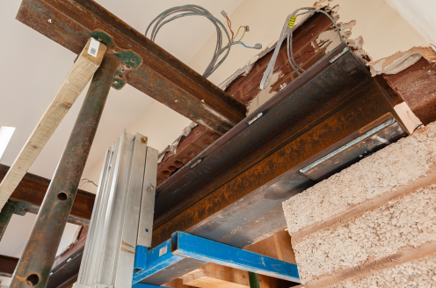 Steel Beam Reinforcement Structure