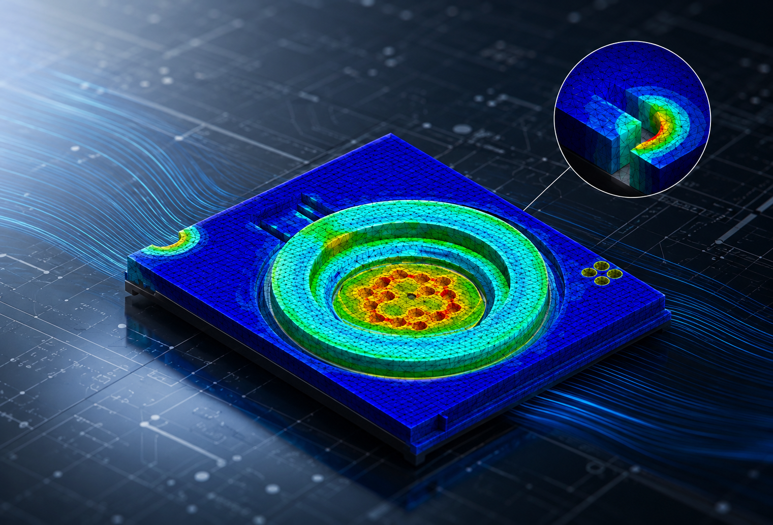 Thermo-Structural Analysis of Semiconductor Equipment