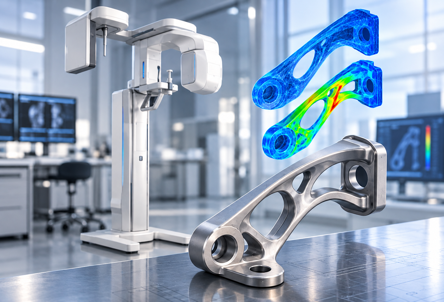 Topology Optimization for Lightweight and Stiff Design