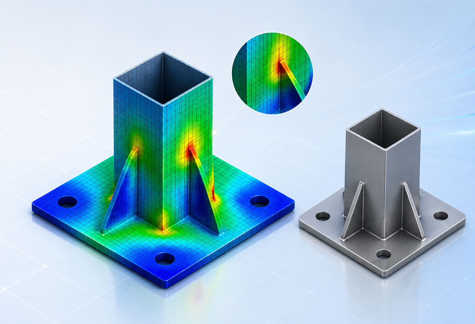 Structural Deflection Analysis for Heavy Equipment Support Structures