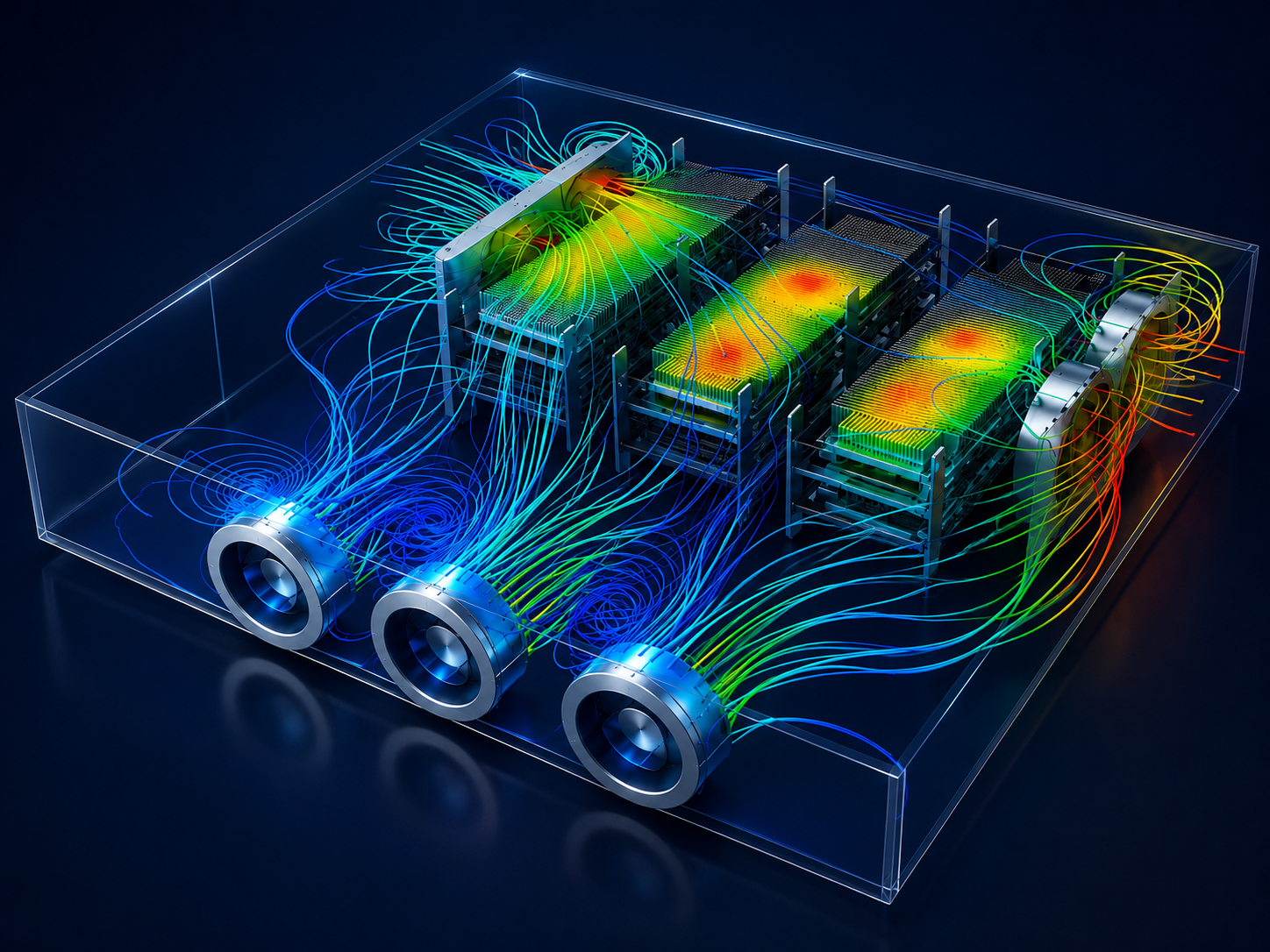 Forced Convection Analysis of Communication Systems